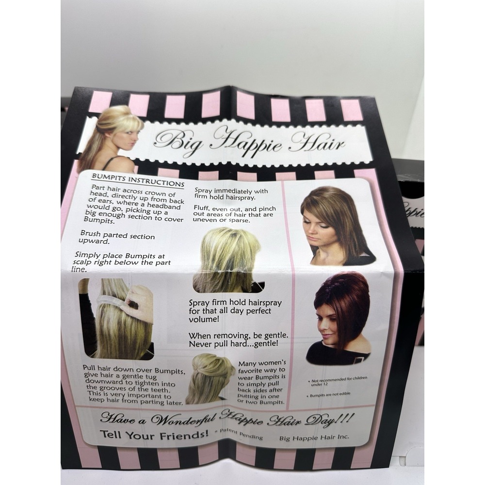 New Bumpits Hair Volumizing Leave-In Inserts 5 Piece Light Blonde New - Picture 2 of 3